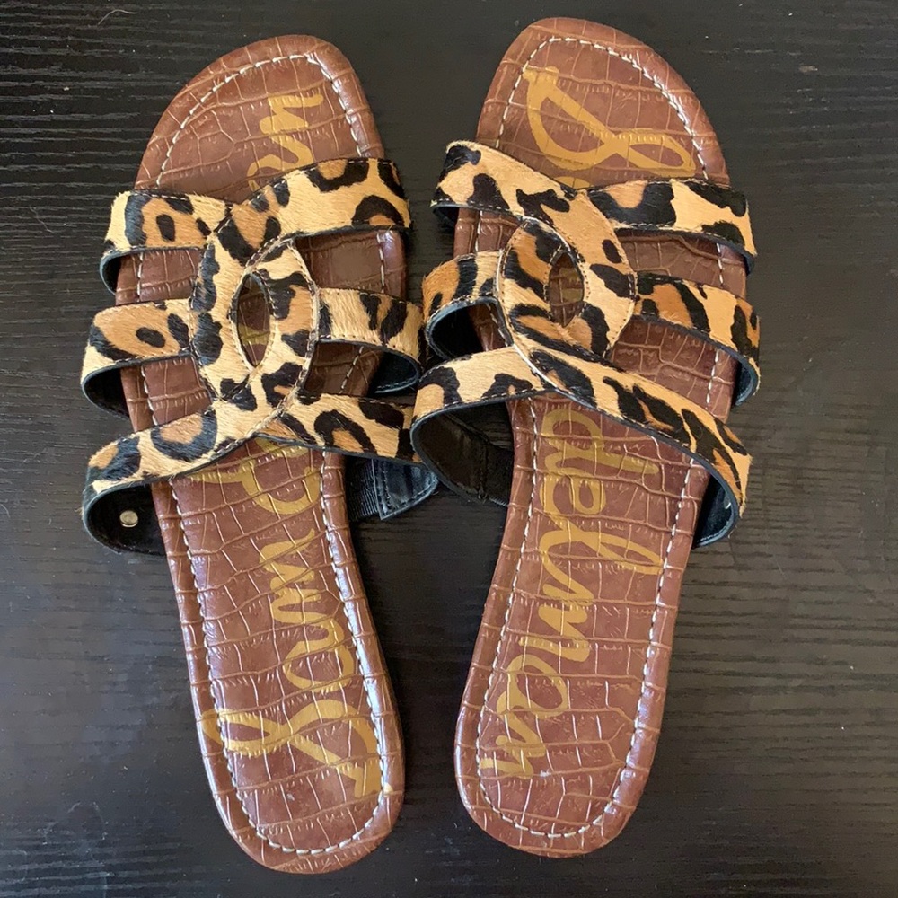 Sam Edelman Sandals leopard print size 8.5